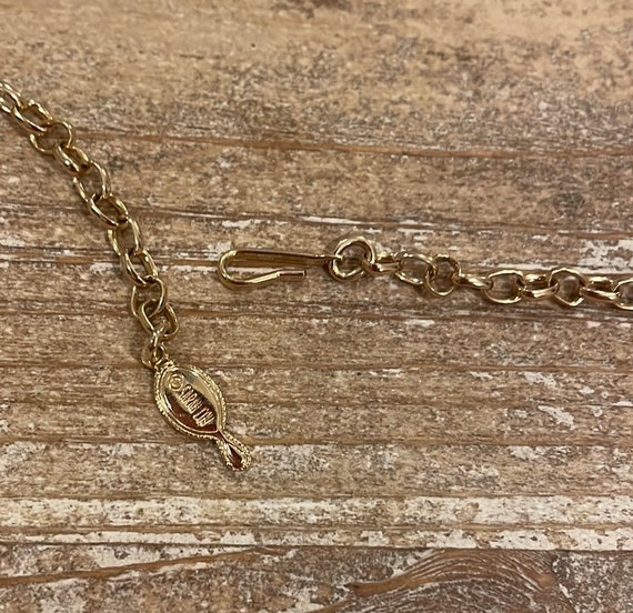 Vintage Gold Tone Sarah Coventry Long Chain State… - image 3