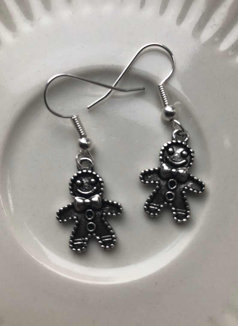 Cute Christmas Gingerbread Earrings Etsy