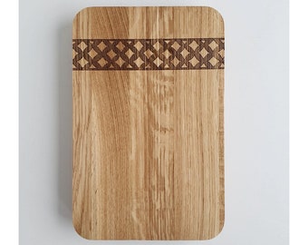 Oak Wood Board with tile design, Small