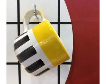 Ceramic Mug, Sunny, Handmade & Hand Painted