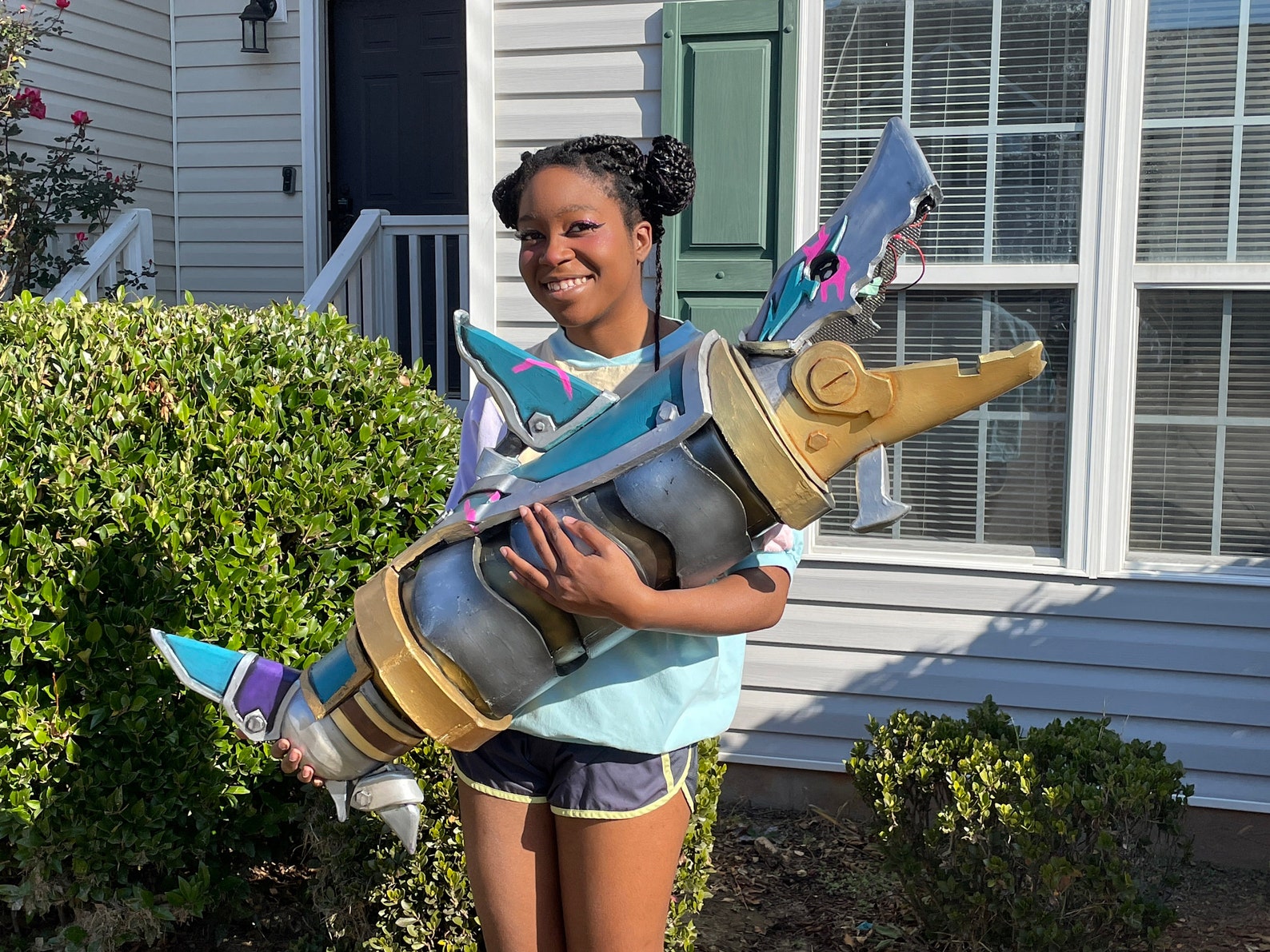 Arcane Jinx FISHBONES BLUEPRINT Arcane Weapon Jinx League of Etsy UK