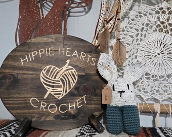 Crochet Biped Bunny Stuffy