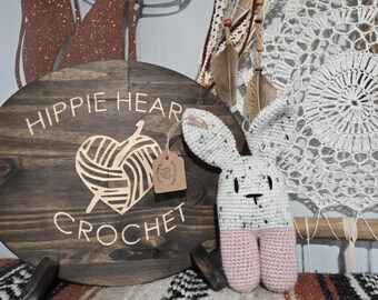 Crochet Biped Bunny Stuffy