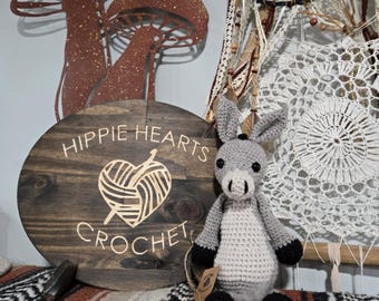 Crochet Donkey Stuffy
