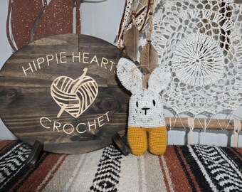 Crochet Biped Bunny Stuffy