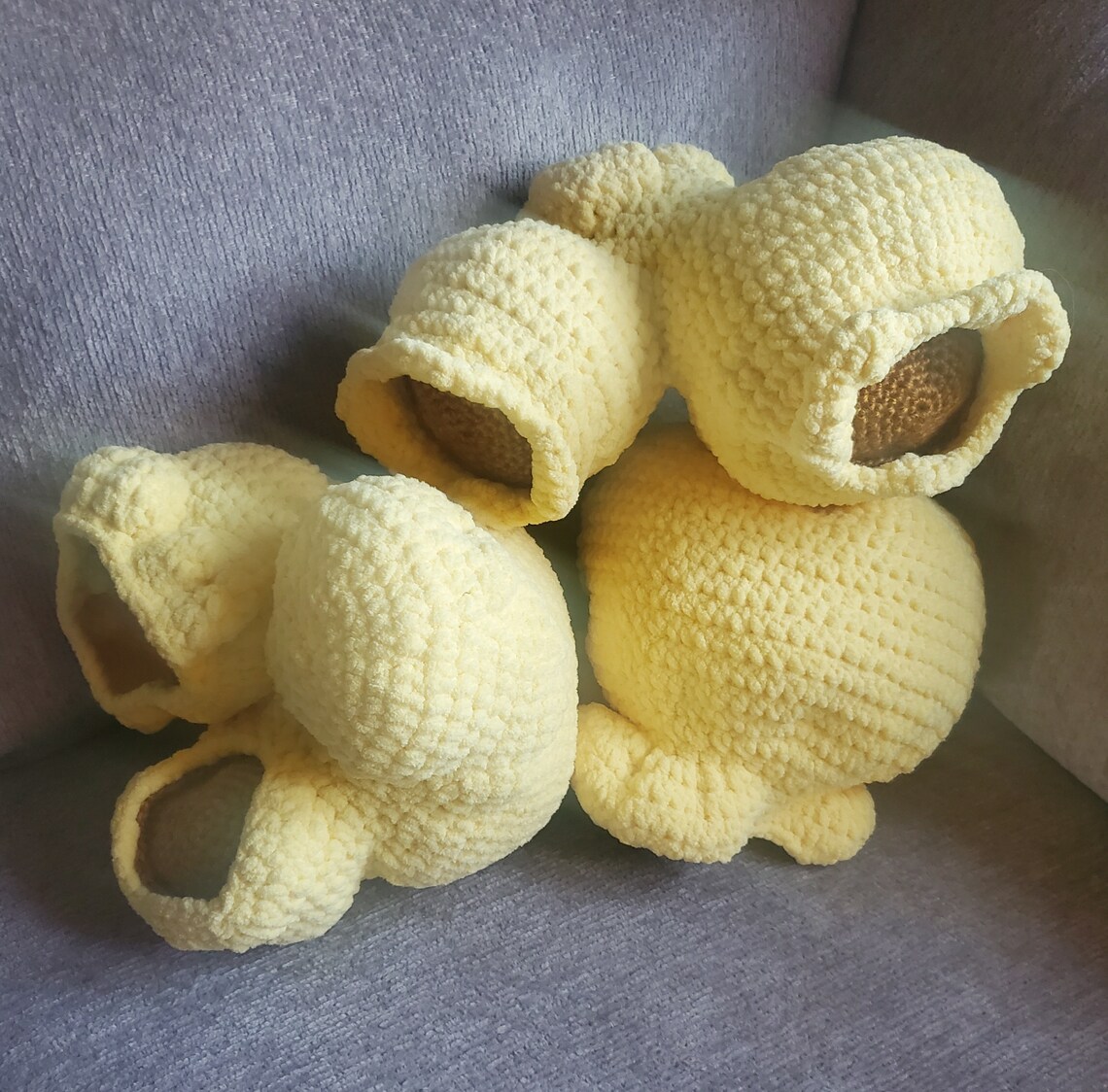Pattern Print Popcorn Hooded Blanket