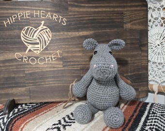 Crochet Hippo Stuffy