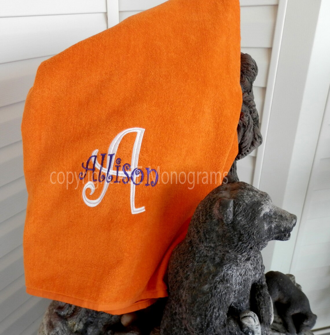 Beach Towels Monogrammed Towels Adults and Children Etsy