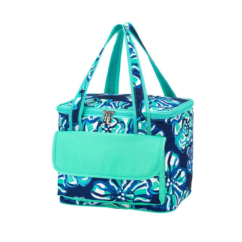 monogrammed cooler tote