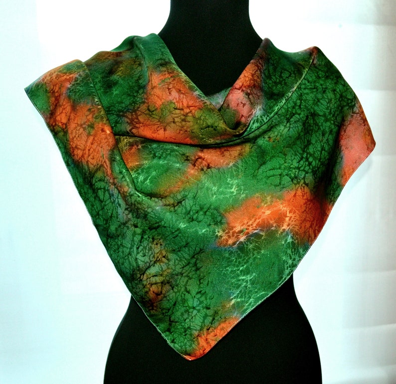 green square scarf