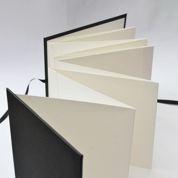 20 x 20 Customisable Concertina Blank Book - Hand made