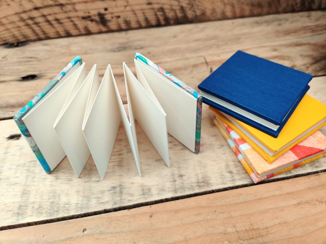 Mini Concertina Accordion Books 6x6cm Etsy UK