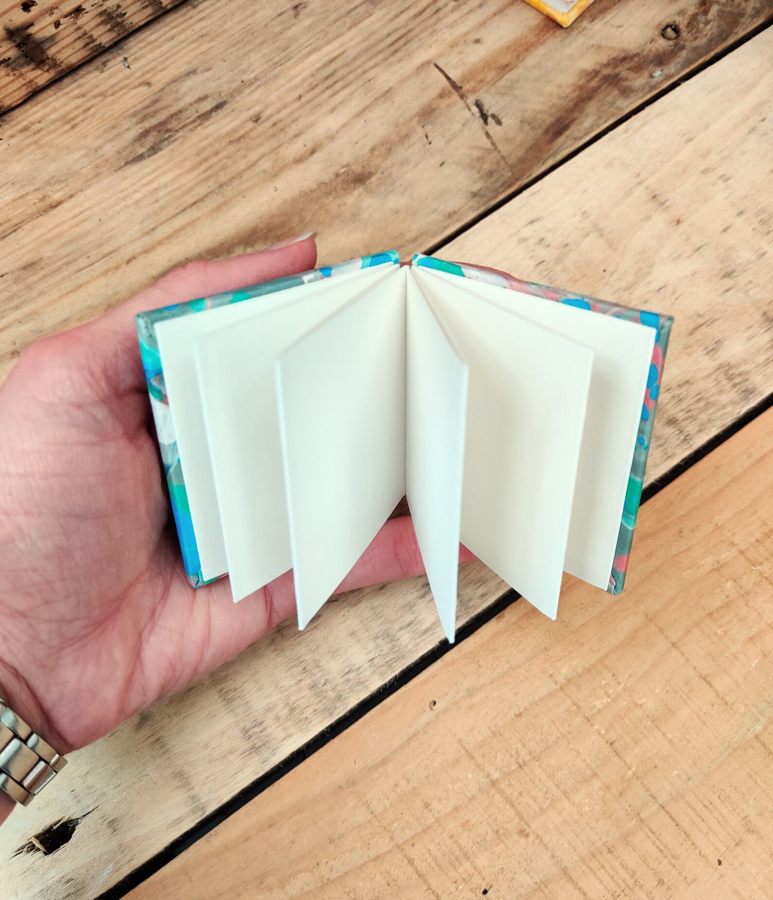 Mini Concertina Accordion Books 6x6cm Etsy