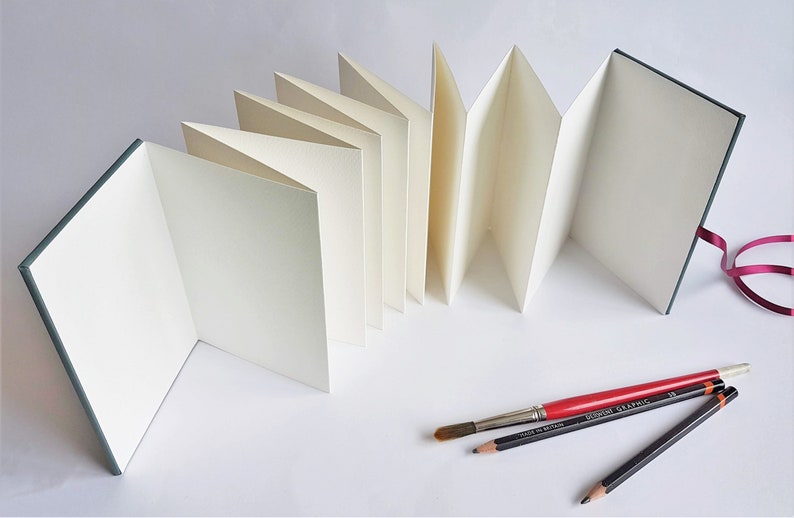 A6 Concertina Sketchbook or album accordion style Etsy