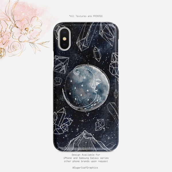 Moon Crystal Energy Zen Peace Starry Sky Mystic Universe iPhone Case Samsung Case    Google  Nfi