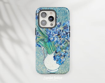 Van Gogh Irises Phone Case: Artist Inspired Floral Art (Slim or Tough)