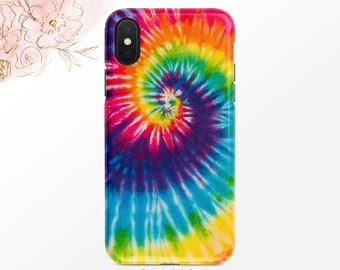 Phone Case: Tie Dye Spiral Pattern - Slim and Tough Styles