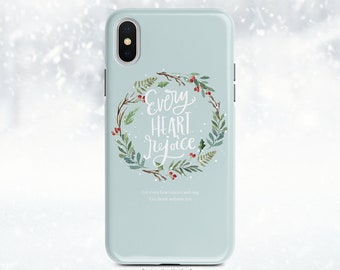 Phone Case: Colorful Floral Wreath - Slim or Tough Styles