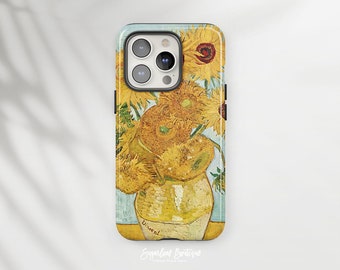 Van Gogh Sunflowers Phone Case: Slim Artistic Floral Design