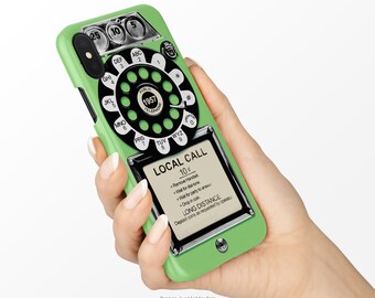 Rotary Dial Phone Case: Retro 1950s Design (Slim & Tough Options)