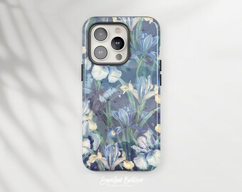 Spanish Iris Phone Case - Slim Profile with Matte or Glossy Look