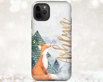 Winter Fox Phone Case - Slim or Heavy-Duty Protection