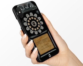 Retro Rotary Payphone Phone Case: Slim or Tough Vintage Style