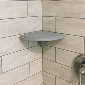 8 Bathroom Shampoo / Shower Corner Shelf After Tile Add-on