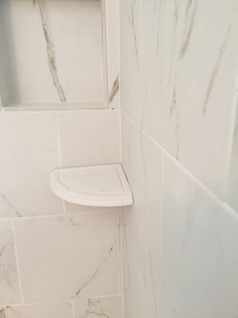 8 Bathroom Shampoo/ Shower Corner Shelf After Tile Add-on - Etsy