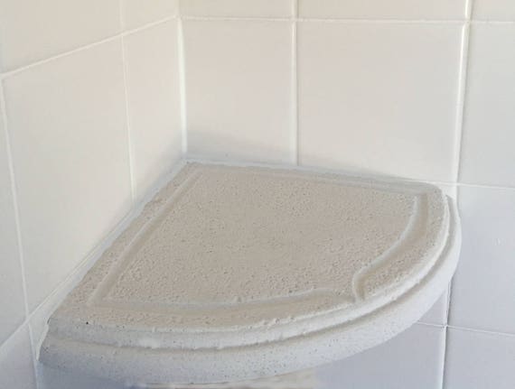 8 Bathroom Shampoo/ Shower Corner Shelf After Tile Add-on White 