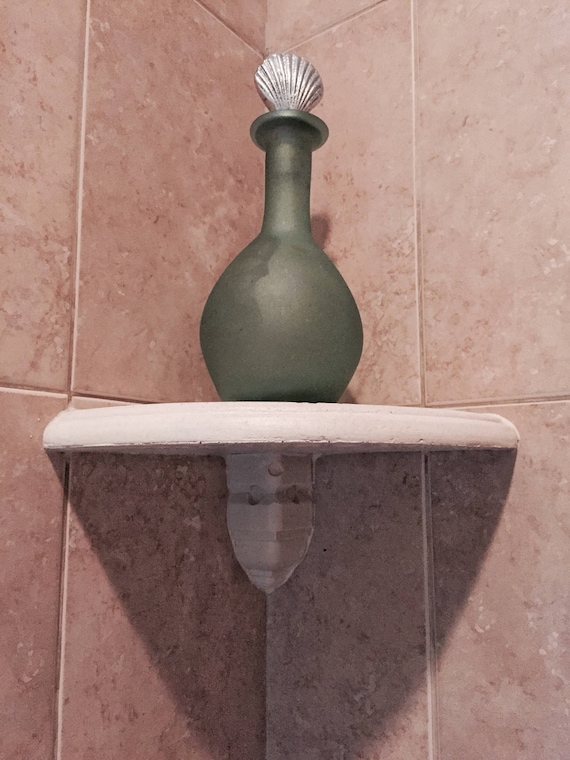 8 Bathroom Shampoo/ Shower Corner Shelf After Tile Add-on White 