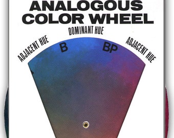 The original Analogous COLOR WHEEL Hal Reed - Art Supplies - Oil Painting - Acrylic - Watercolor