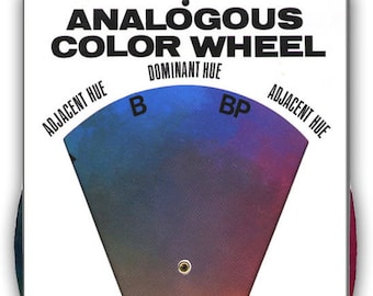 The original Analogous COLOR WHEEL Hal Reed - Art Supplies - Oil Painting - Acrylic - Watercolor