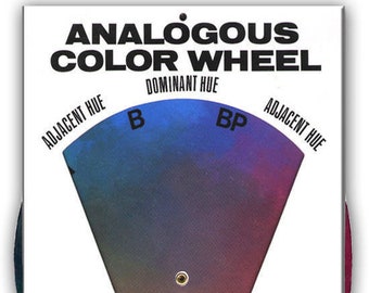 The original Analogous COLOR WHEEL Hal Reed - Art Supplies - Oil Painting - Acrylic - Watercolor