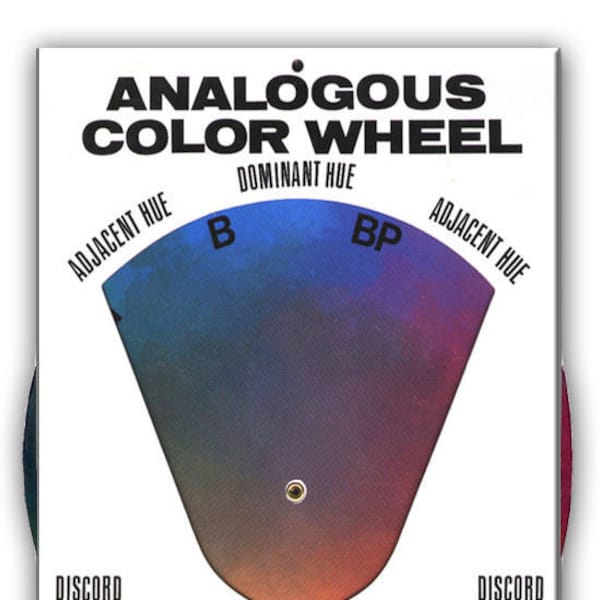 The original Analogous COLOR WHEEL Hal Reed - Art Supplies - Oil Painting - Acrylic - Watercolor