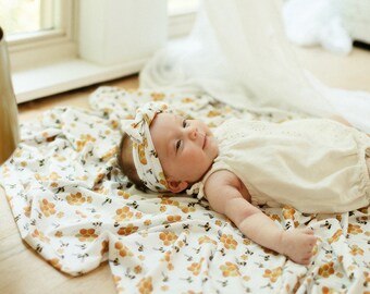 Bee My Hunny Bee Swaddle (47"x47")