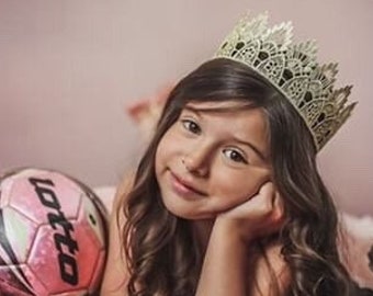 Sporty Princess Birthday Crown || Lainey || birthday Crown || Child to Adult || Cake Smash || Photography Prop || HG