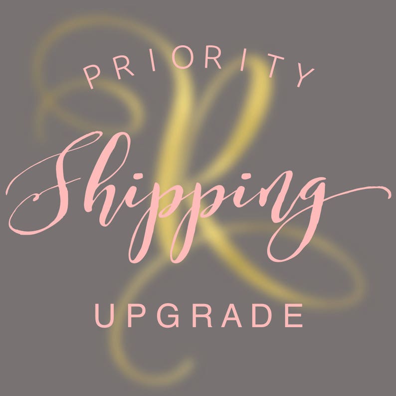 PRIORITY SHIPPING UPGRADE image 1