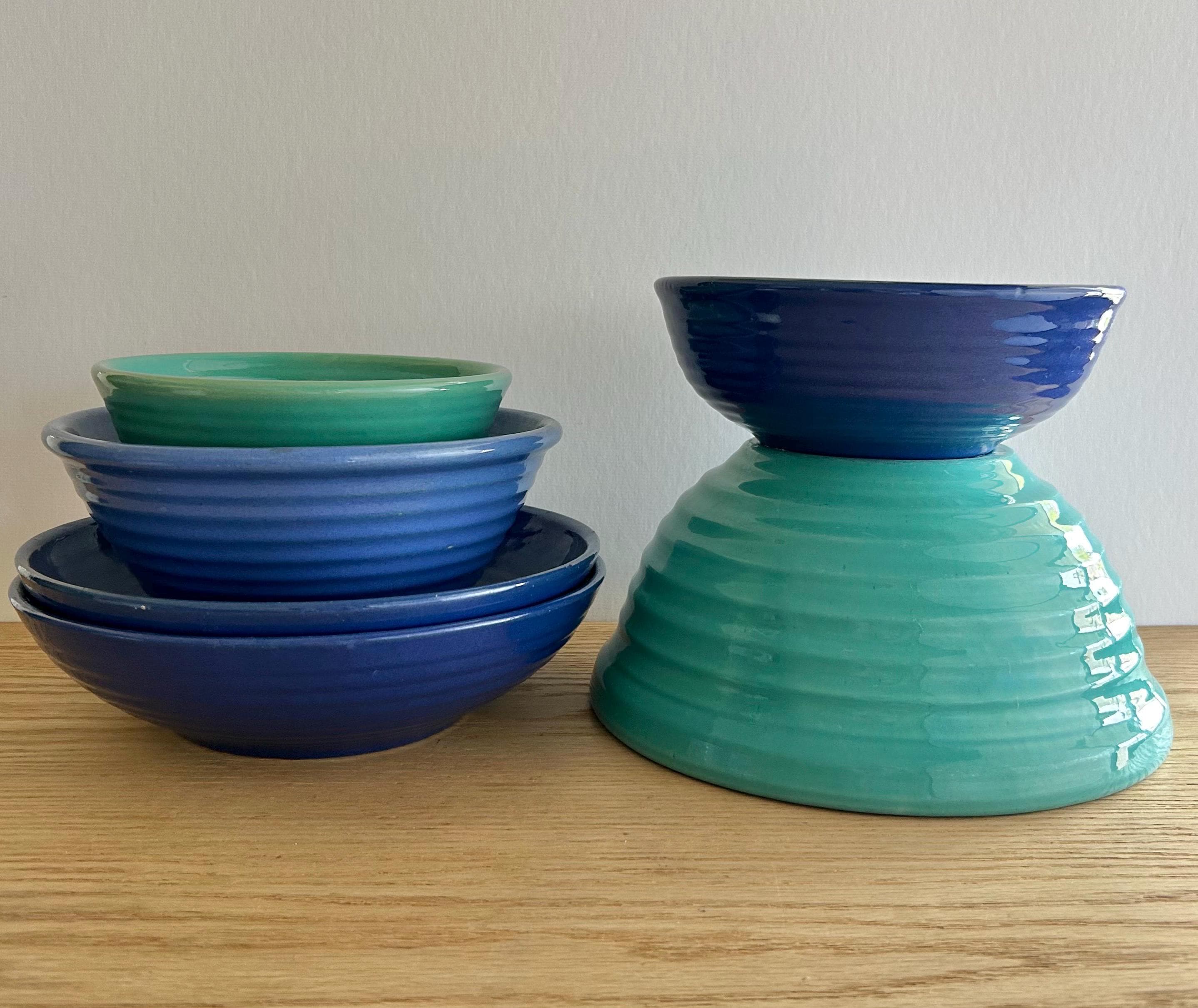 Bauer Los Angeles Pottery Jade Green Ringware Mixing Bowl #12 - Etsy