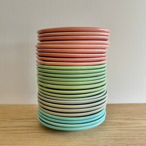 Bauer Los Angeles pottery La Linda replacement saucers sold individually