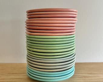 Bauer Los Angeles pottery La Linda replacement saucers sold individually