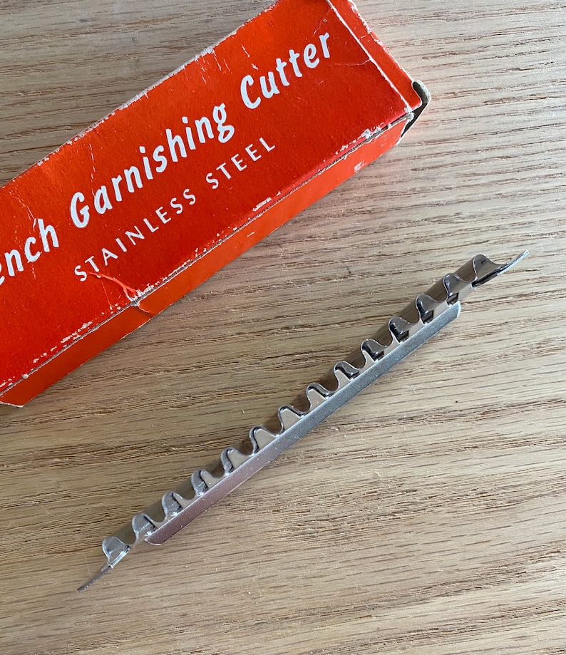 French Garnishing Cutter in Original Box Etsy