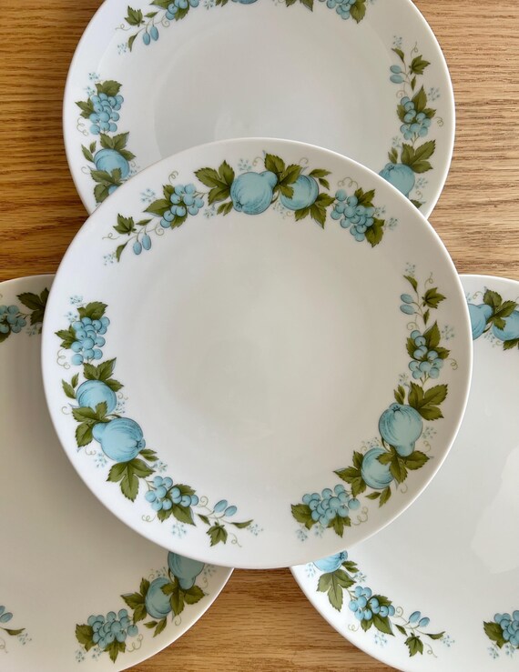 Noritake Blue Orchard Pattern 1960s Cook N Serve China Salad