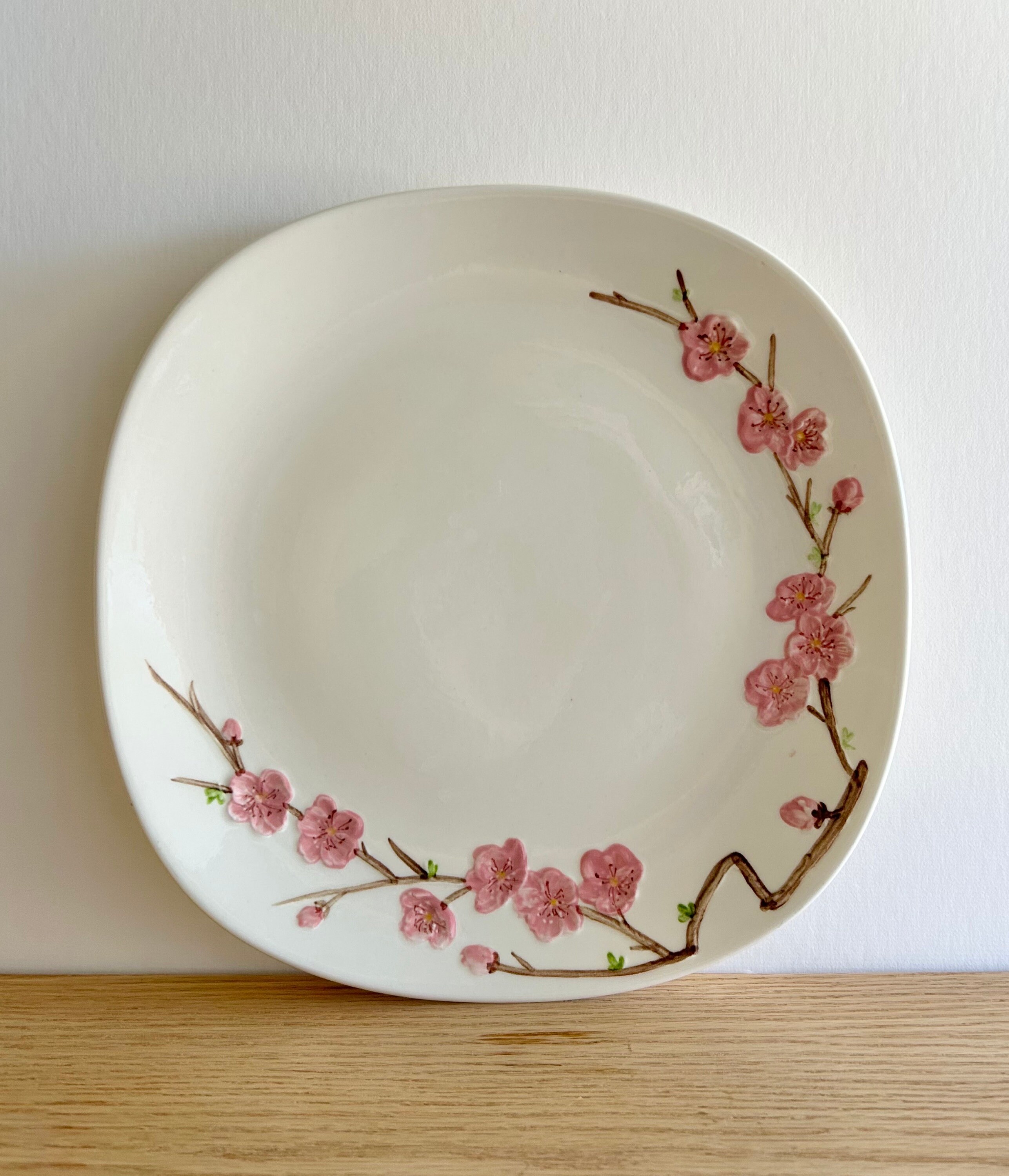 Poppytrail Peach Blossom by Metlox Serving Set Platter and Bowl