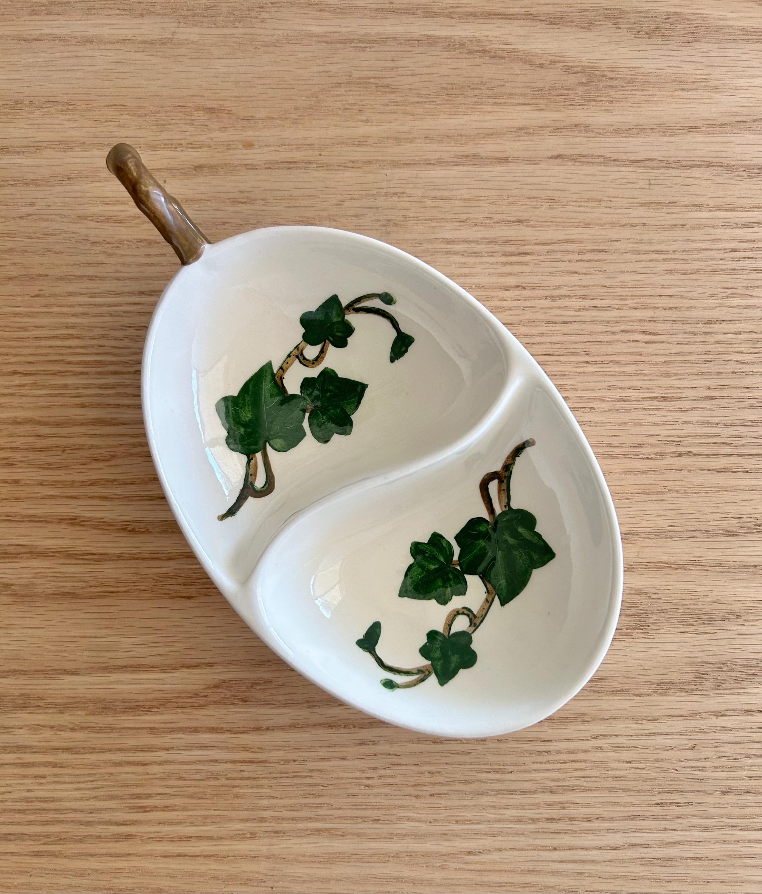 Metlox Poppytrail California Ivy Open Jam Dish - Etsy