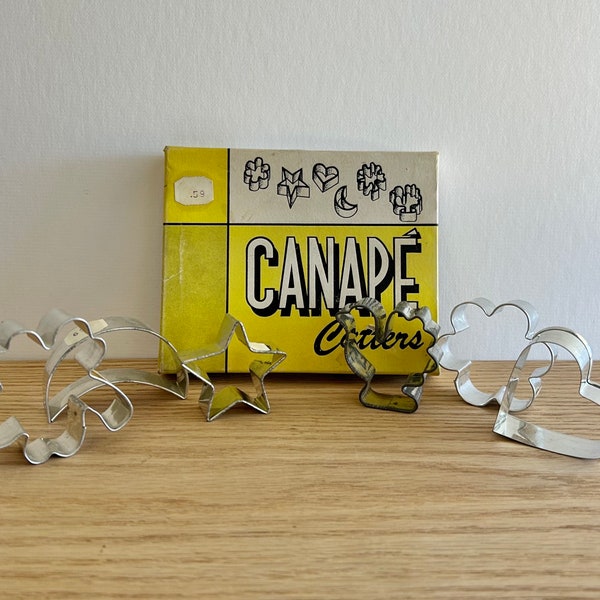 ensemble de 6 coupe-canapés vintage