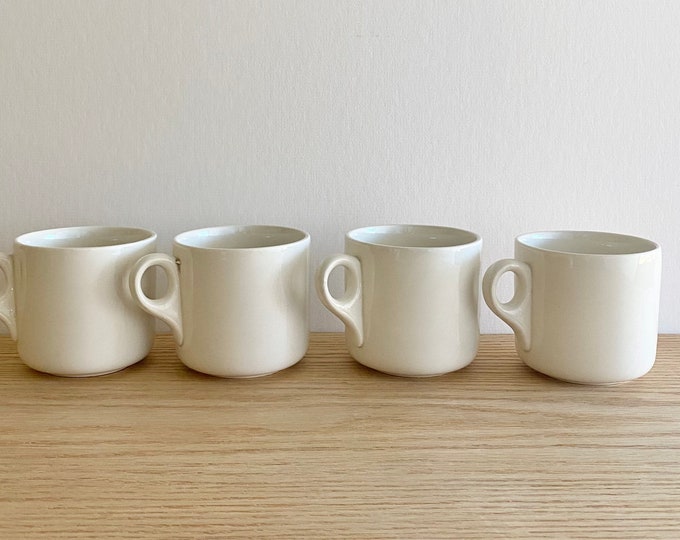 Vintage English Tea Mugs Set of 4 Etsy