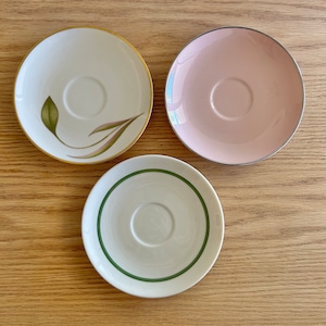 Franciscan Fine China replacement saucers Mesa, Westwood, and Magnolia (Platinum Trim) sold individually