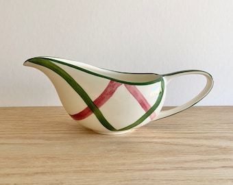 Vernonware Gayety creamer 1948-1954 made in California red and green stripes