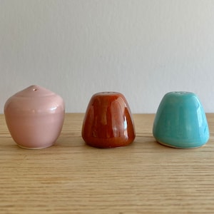 Bauer Los Angeles pottery salt and pepper shakers sold individually